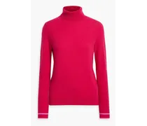 Merino wool and cashmere-blend turtleneck sweater - Pink