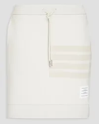 Thom Browne French cotton-terry mini skirt - White White