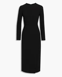 Valentino Garavani Wool-blend crepe dress - Black Black