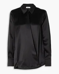 Victoria Beckham Silk-satin shirt - Black Black