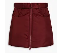 Shell mini skirt - Burgundy