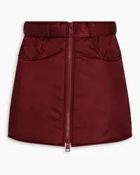 RED Valentino Shell mini skirt - Burgundy Burgundy