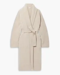 Lafayette148 Belted bouclé cardigan - Neutral Neutral