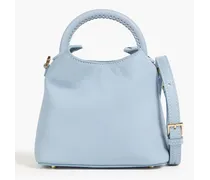 Madeleine leather tote - Blue