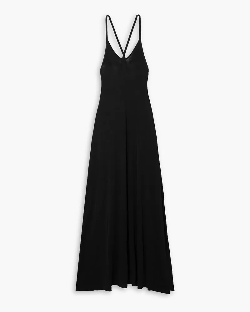 Giuliva Heritage Collection Isa knitted maxi dress - Black Black