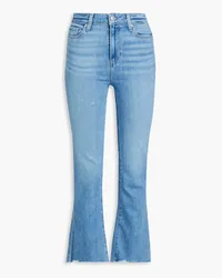 Paige Canyon high-rise flared jeans - Blue Blue