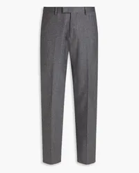 Sandro Slim-fit wool-flannel suit pants - Gray Gray