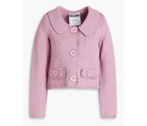 Metallic knitted cardigan - Pink