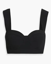 NICHOLAS Jolene crepe bra top - Black Black