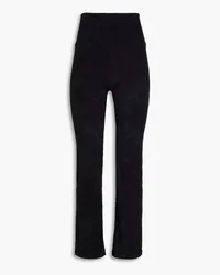 James Perse Crushed-velvet leggings - Black Black