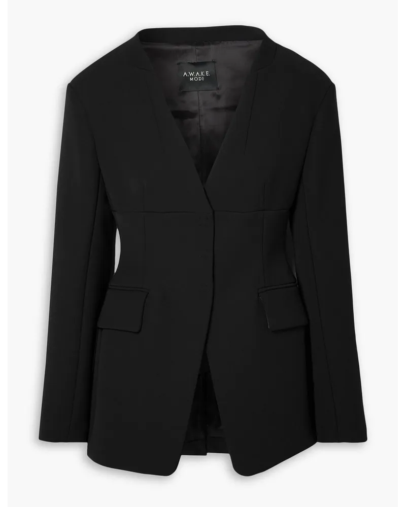 A.W.A.K.E. Crepe jacket - Black Black