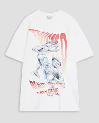 J.W.Anderson Printed cotton-jersey T-shirt - White White