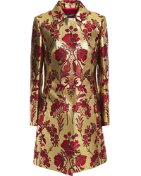 Dolce & Gabbana Metallic floral-jacquard coat - Metallic Metallic