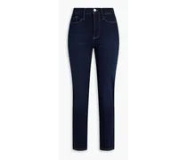 Le Sylvie mid-rise slim-leg jeans - Blue