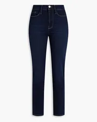 Frame Denim Le Sylvie mid-rise slim-leg jeans - Blue Blue