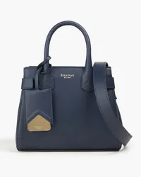 Serapian Meline mini leather tote - Blue Blue