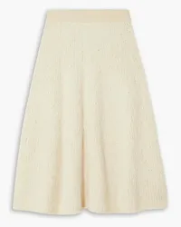 Proenza Schouler Frayed cotton-blend skirt - White White