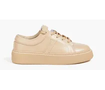 Faux leather sneakers - Neutral
