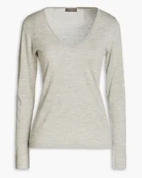 N.Peal Mélange cashmere sweater - Gray Gray