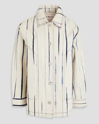 Tory Burch Printed denim jacket - White White