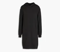 Fleece hooded mini dress - Gray