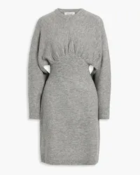 Derek Lam Brushed mélange knitted mini dress - Gray Gray