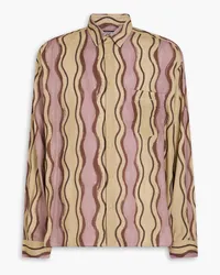 Jacquemus Simon printed woven shirt - Neutral Neutral