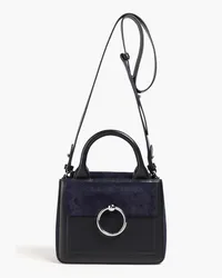 Claudie Pierlot Embellished faux leather shoulder bag - Blue Blue