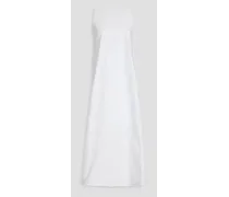 Ayana cotton-blend poplin maxi dress - White