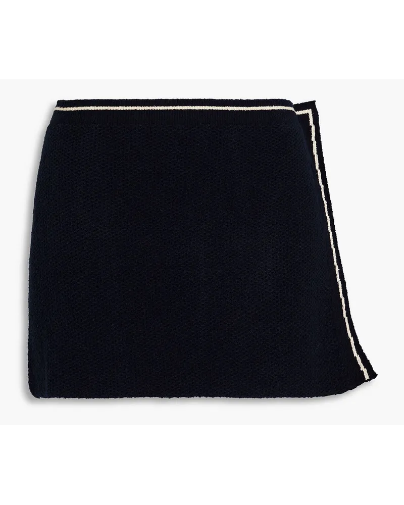 Jacquemus Sorbetto bouclé-knit mini skirt - Blue Blue