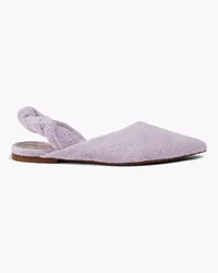 Zimmermann Terry slingback point-toe flats - Purple Purple