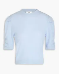 Frame Denim Ruched cashmere sweater - Blue Blue