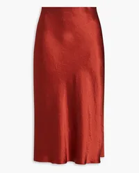 Vince Crinkled satin skirt - Red Red