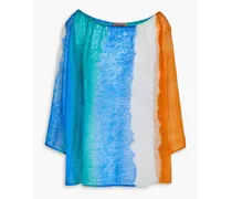 Missoni Oversized tie-dyed cashmere sweater - Blue Blue