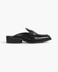 Ganni Leather mules - Black Black