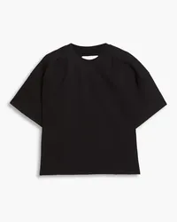 3.1 phillip lim Gathered jersey T-shirt - Black Black