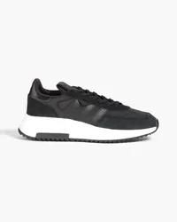 adidas Retropy F2 neoprene, leather and suede sneakers - Black Black