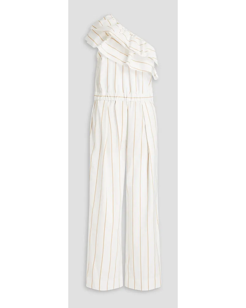 Brunello Cucinelli Bead-embellished silk-crepe maxi dress - White White