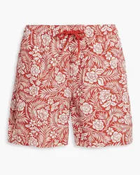 Onia Printed mid-length swim shorts - Red Red