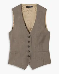 Joseph Kinglake satin and wool-blend vest - Neutral Neutral