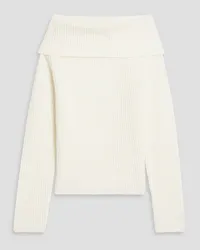 arch4 Sian ribbed cashmere turtleneck sweater - White White