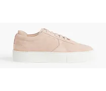 Suede platform sneakers - Pink