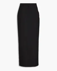 Theory Wool-canvas maxi skirt - Black Black