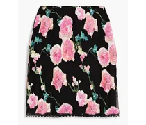 Embellished tulle mini skirt - Black