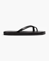 Frame Denim Le Montauk leather sandals - Black Black