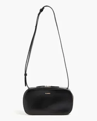 Jil Sander Leather shoulder bag - Black Black