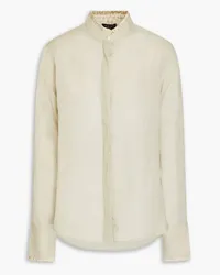 Rag & Bone Jordan ruffled ramie shirt - Neutral Neutral