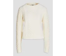 Wool-blend sweater - White