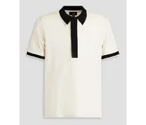 Cotton-jersey polo shirt - White