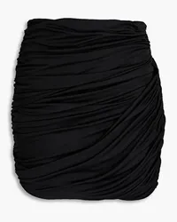 GAUGE81 Sabile draped satin-jersey mini skirt - Black Black